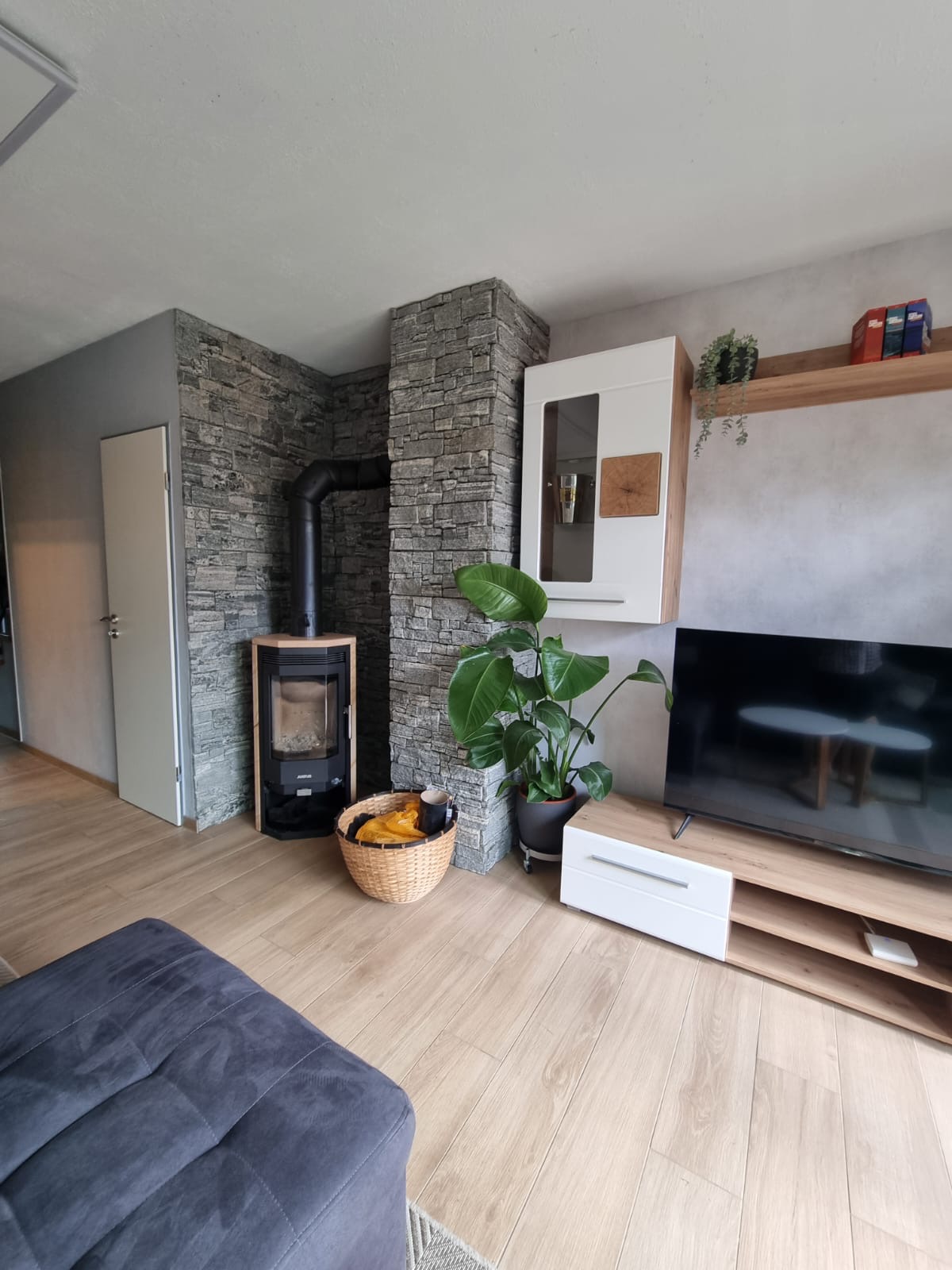 Kamin und Smart TV